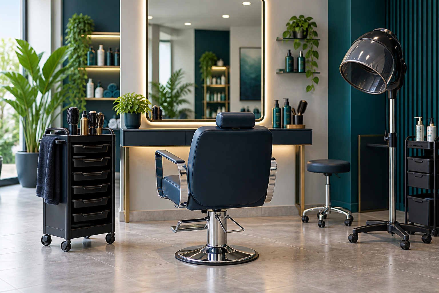 Coiffure & esthétique — illustration de catégorie